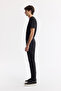 Men's Black Soft Touch Cotton Slim Fit Trousers B003038 - 3