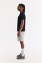 Men's Black Crew Neck Printed Bi-Stretch Interlock Regular Fit T-Shirt A61Y1061 - 3