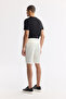 Men's Off-White Elastic Waist Bi-Stretch Technical Fabric Relaxed Fit Shorts A51Y3712 - 3