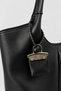 Melany Model Charm Detailed Hand and Shoulder Bag - Black - 5