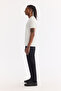 Men's Ecru Crew Neck Printed Bi-Stretch Interlock Regular Fit T-Shirt A61Y1068 - 3