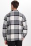 Men's Relax Fit Relaxed Fit Sports Collar Checked Flotale Pocket Winter Shirt - 8