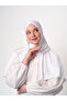 Cross Model Lycra Hijab Shawl - White - (St280), (Id 2928002) - 4