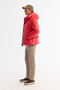 Men's Red Hooded 100% Goose down Water Repellent Windproof -20 Degree Resistant Shiny Comfort - 8