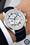 Leather Cord Automatic Mechanism Men's Wristwatch with Bracelet Gift Navy Blue Sdslz001 - 4
