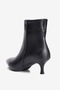 Mbhrnd801-S Women's Thin Heeled Pointed Toe Black Short Boots & Bootie - 3