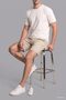 100% Linen Pocket Bermuda Shorts G1399Ax26Sm - 2