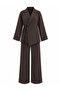 Crochet Detailed Tie-Detail Kimono Pants Set