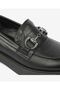 72133 Zn Urban Leather Comfort Casual Oxford Women's Shoes Black - 4