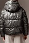 Oversize kapüşonlu şişme ceket - 3