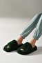 Women's Khaki Extra Soft Furry House Slippers 3cm Bynd01 - 3
