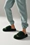 Women's Khaki Extra Soft Furry House Slippers 3cm Bynd01 - 2