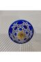 Colorful Glass Gold Footed 6-Piece Turkish Delight Bowl Cutting Presentation Bowl - 3
