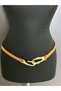 100X1 cm Brown Women's Belt with Steel Buckle - 2