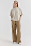Women's Elastic Waist Wide Leg Pants - 7