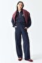Women's high collar half zip sweat top rk0301 - 2