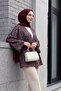 Ethnic Patterned Lace-Up Kimono -Brown - 3