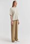 Women's Elastic Waist Wide Leg Pants - 3