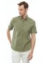 Button-Down Collar Short Sleeve Shirt - 7