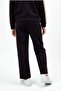 Girl's Side Striped Detail Straight Leg Black Sweatpants - 5