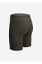 Men's Solid Color Stitched Boxer Shorts - 4