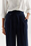 Women's Button Detailed Wide Leg Trousers - 6