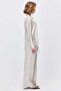Women's Wide Leg Satin Textured Trousers - 3