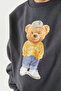 Boy's Teddy Bear Printed Sweat Top - 8