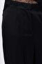 Women's Wide Leg Satin Textured Trousers - 6