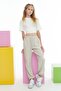 Girl's Folded Detailed Trousers - 3