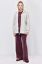 Women's Slim Sweatshirt with Adjustable Waist and Lace-Up Detail - 7