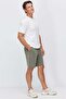 Men's Shorts with Elastic Waist and Ties - 4