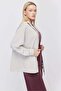 Women's Slim Sweatshirt with Adjustable Waist and Lace-Up Detail - 2