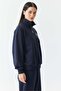 Women's high collar half zip sweat top rk0301 - 5