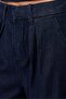 Women's Pleated Wide Leg Jeans - 7