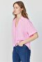 Women's Striped Short Sleeve Shirt - 2