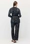 Women's Patterned Wide Cut Trousers - 5