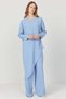 Women's Asymmetrical Hem Blouse - 2
