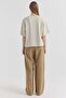 Women's Elastic Waist Wide Leg Pants - 4