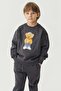 Boy's Teddy Bear Printed Sweat Top