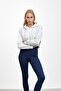 Gray Short Kangaroo Pocket Zippered Three Thread Sweat Cardigan - 4