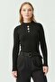 Women's Detailed Half Turtleneck Knitwear - 5