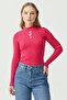 Women's Detailed Half Turtleneck Knitwear - 5