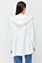 Women's Shiny Fabric Short Trench Coat with Adjustable Waist - 6