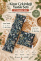 Cherry Seed Pillow |   15X60 Cm-20X20 cm |   Natural Hot and Cold Therapy |   Floral Patterned