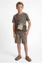 Boy's Elastic Waist Pocket Shorts - 5