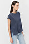 Women's Crew Neck Short Sleeve Blouse - 6
