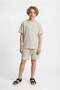 Boy's Textured T-Shirt with Pocket Detail - 2