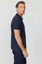 Men's Zippered Polo Neck T-Shirt - 5