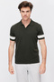 Men's Buttonless Polo Collar Knitwear T-Shirt - 3